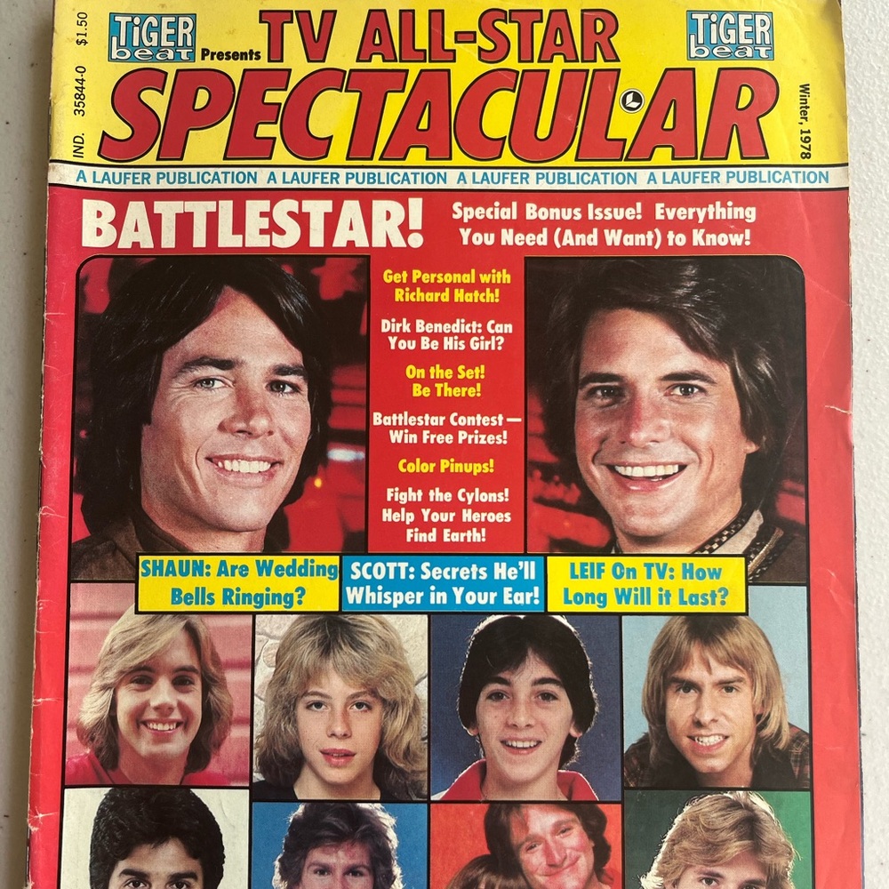 1978 Tiger Beat magazine.